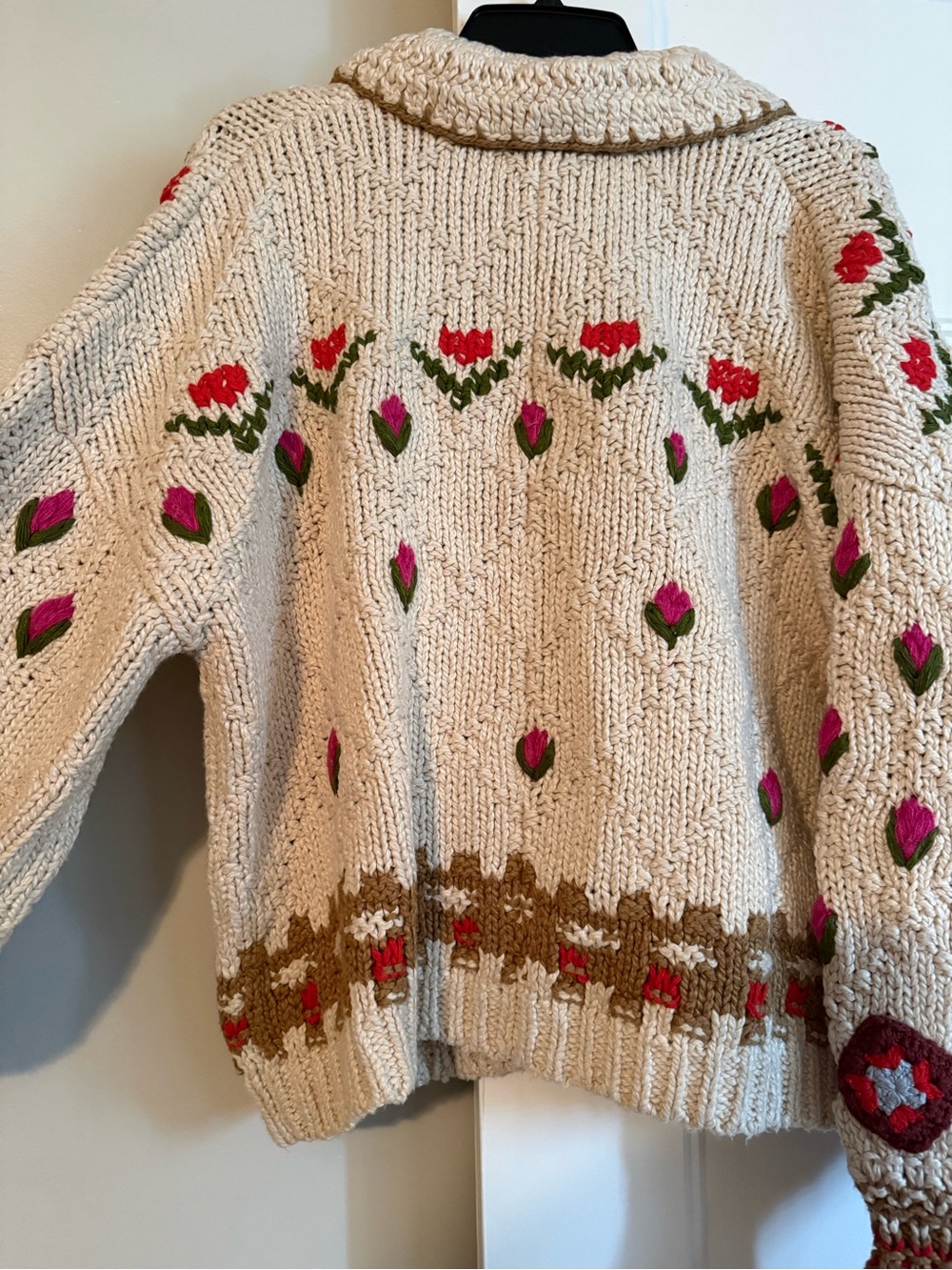 Free People Oversize Rosebud Cardigan - Picture 15 of 16